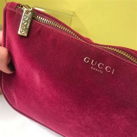 face gucci bag|gucci makeup bag pink velvet.